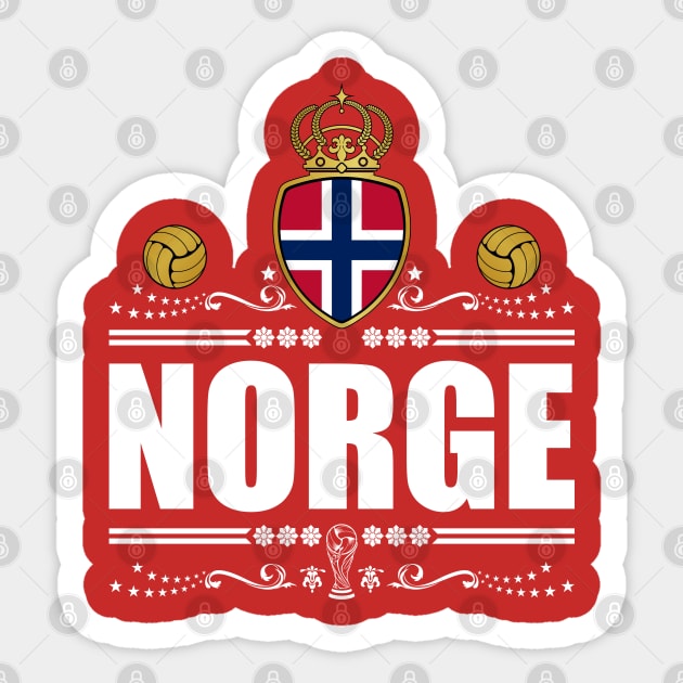 NORGE VIGNETTE | NORWAY FOOTBALL GIFTS Sticker by VISUALUV